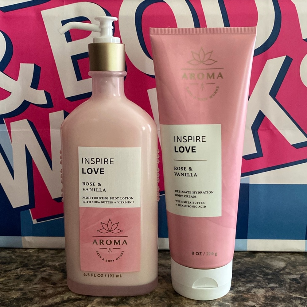 Bath & Body Works Aromatherapy Love Rose & Vanilla